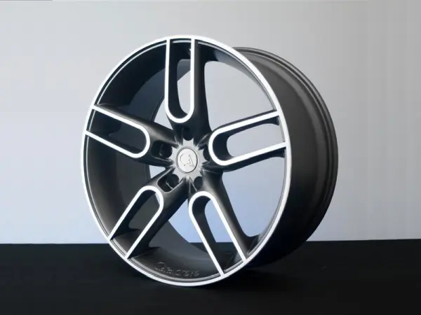 Audi TT 8n - Jantes CW1 Argent Graphite poli mat