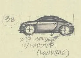 Audi TT MK1 (8N) - Projet 297 - Spyder Hard Top