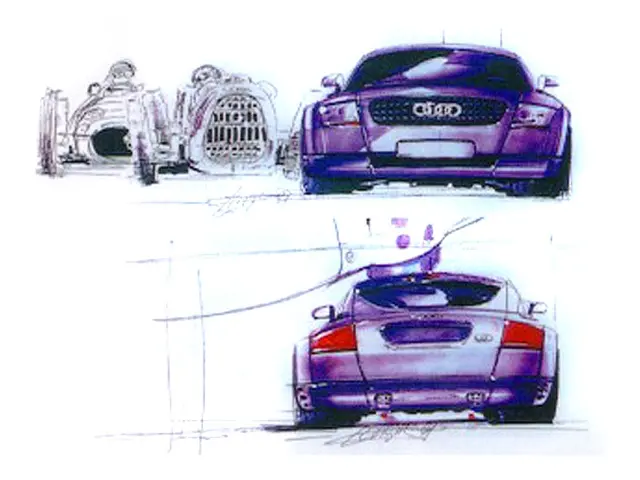 Maquette à l'échelle 1/4 du roadster