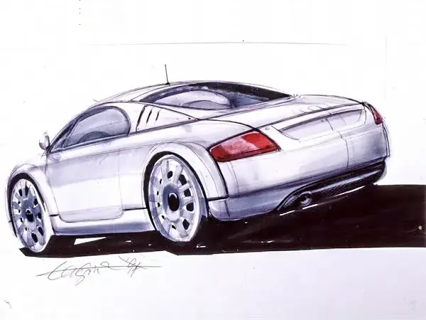 Maquette à l'échelle 1/4 du roadster