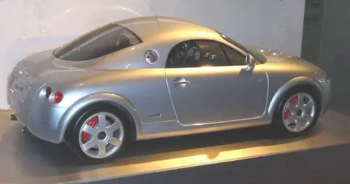 Maquette à l'échelle 1/4 du roadster