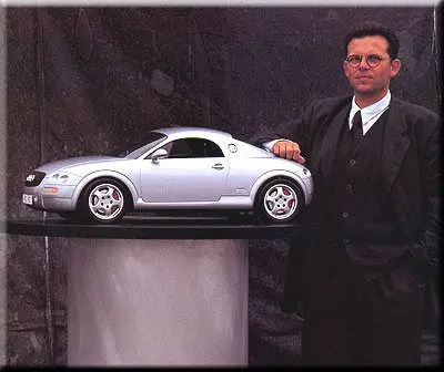 Maquette à l'échelle 1/4 du roadster