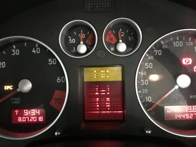 Audi TT MK1 (8N) - Écran du combiné d'instrument
