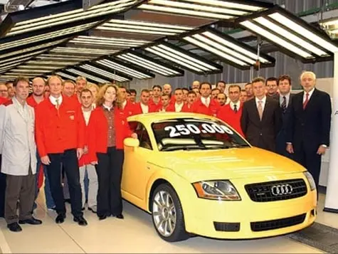 Audi TT MK1 (8N) - Production et vente