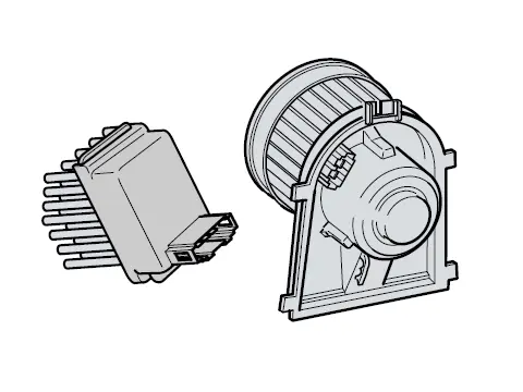 J126 - Appareil de commande pour soufflante d’air frais et V2 - Soufflante d’air frais