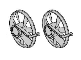 V7 - Ventilateur de liquide de refroidissement