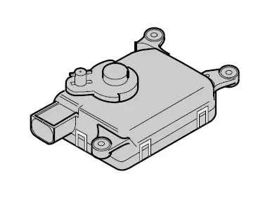 V70 - Servomoteur pour volet central avec potentiomètre G112