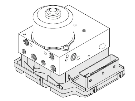 Appareil de commande d'ABS avec EDS/ASR/ESP