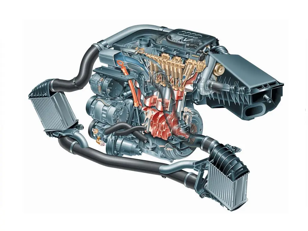 4 cylindres en ligne 1,8L Turbo 225 ch